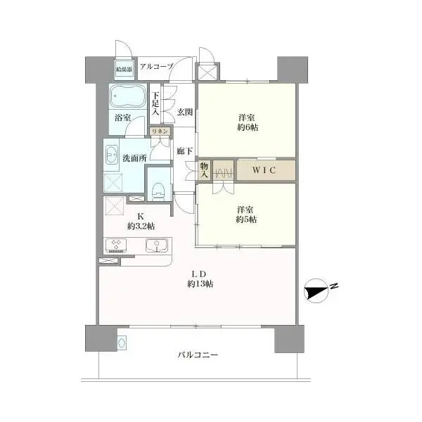 ヴェルディーク那古野 間取図