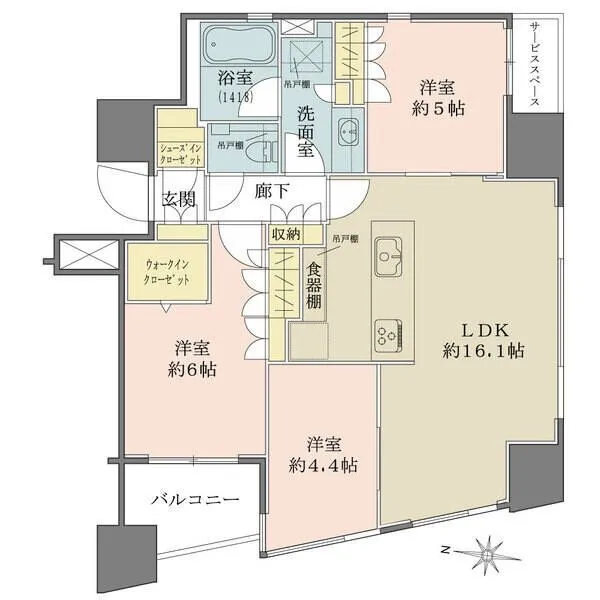 パークホームズ本郷東大前 間取図