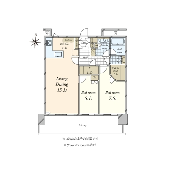 アーバンドックパークシティ豊洲タワー　Ａ 間取図