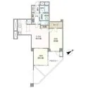 渋谷美竹ハイム 間取図