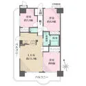 ロータリーマンション西大津ＩＩＩ番館 間取図