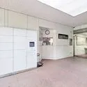 ライオンズガーデン富士見台 清潔感のある共有ロビーにはご不在時に便利な宅配ボックスが設置しております。