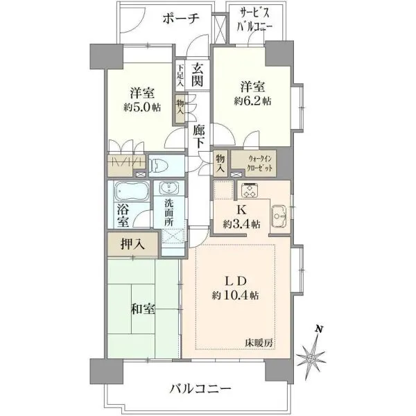 ステイツ船橋 間取図