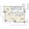 ブリリアタワー川崎 間取図