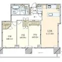  二子玉川ライズタワーレジデンスタワーウエスト 間取図