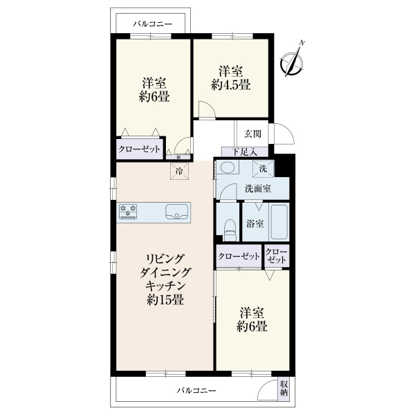 シーサイド鵠沼 間取図