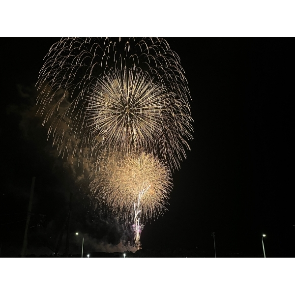 シーサイド鵠沼 洋室から見える江ノ島花火大会