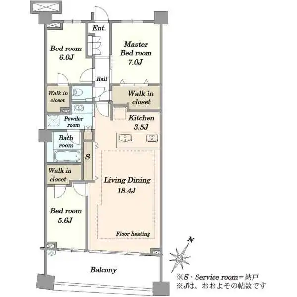 プラウド新浦安パークマリーナ 間取図