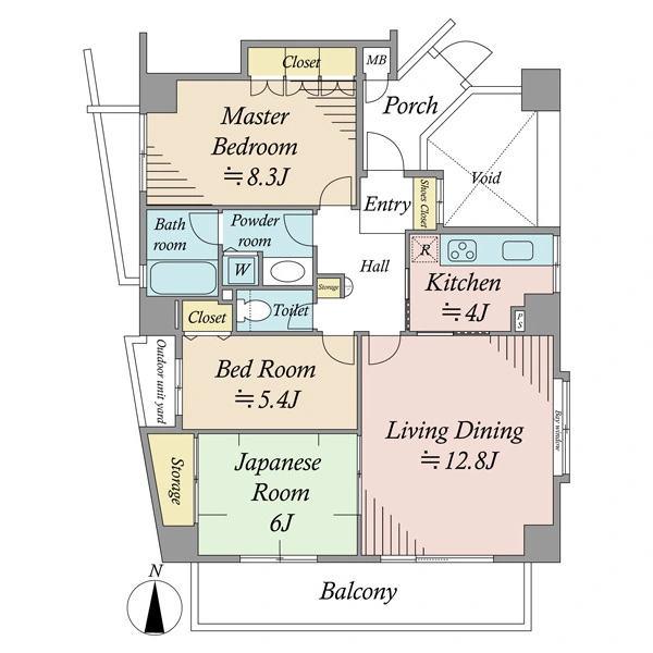 シティポート亀戸 間取図