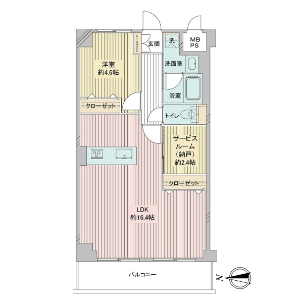 コープ野村大塚 間取図