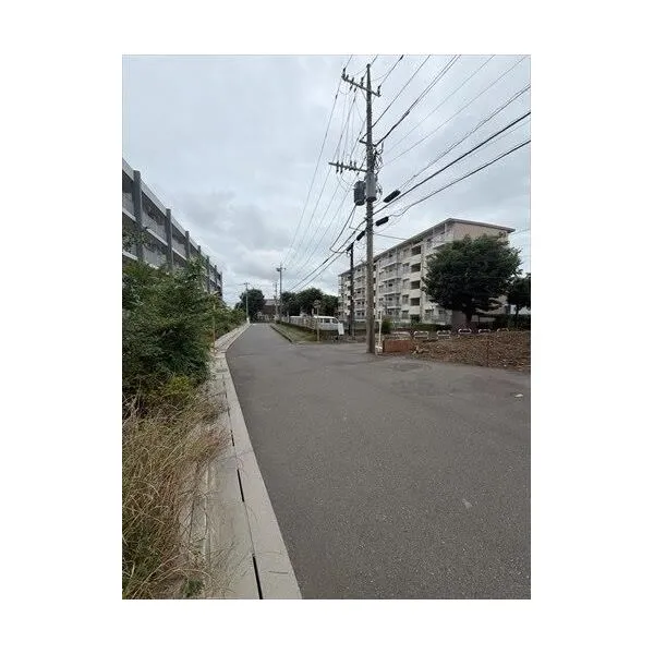 厚木市緑ケ丘５丁目 北側前面道路