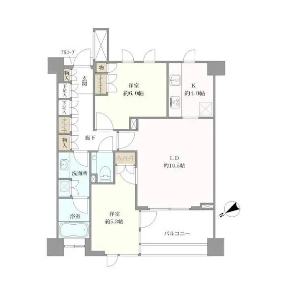 Ｔｈｅ目黒桜レジデンス 間取り図