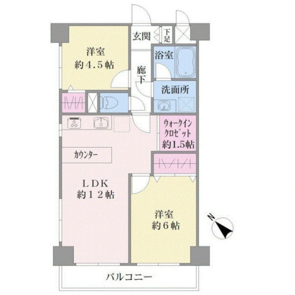 山久・エンゼルハイム花月園 間取図