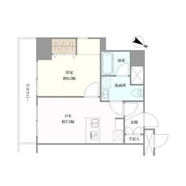 カテリーナ千駄木 間取図