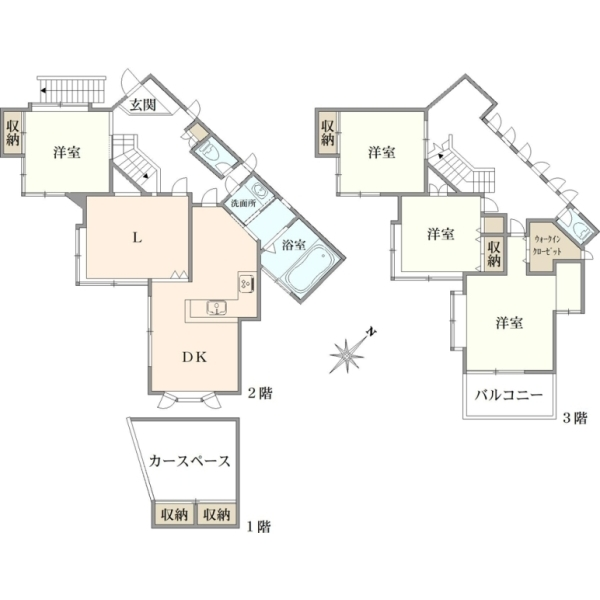 新宿区下落合４丁目 間取図