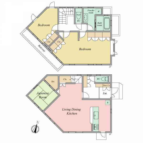 稲城市押立 間取図