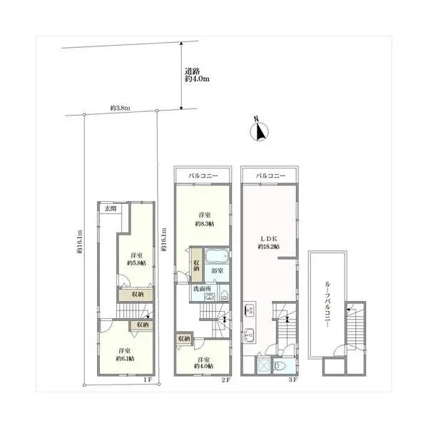 港区白金３丁目 間取図
