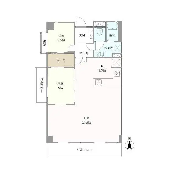 浄心ステーションビル南館 間取図