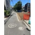 中野区中野１丁目 西側道路