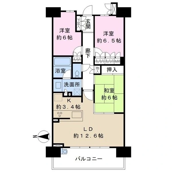 ウェリス稲毛 間取図