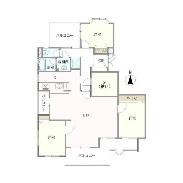 ソレーユベルテ向陽 間取図