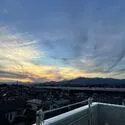 海老名市国分寺台３丁目 ルーフバルコニーからの眺望（朝日）