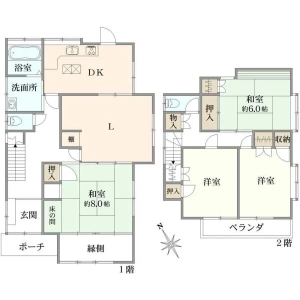 横浜市泉区和泉中央北3丁目 間取図