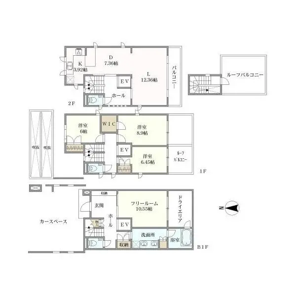 大田区久が原６丁目 間取図
