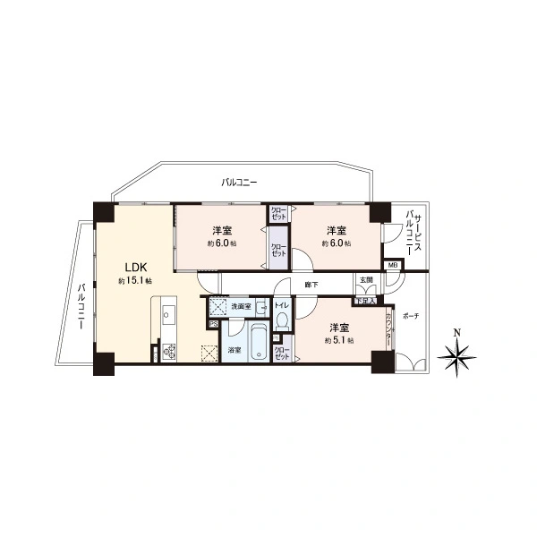 ダイアパレス東陽町 間取図