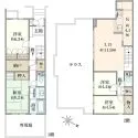 ガーデンハイツ読売ランド前A棟 間取図