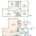 松戸市秋山 間取図