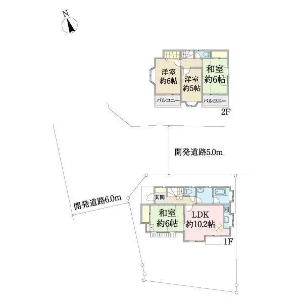 昭島市拝島町３丁目 間取図