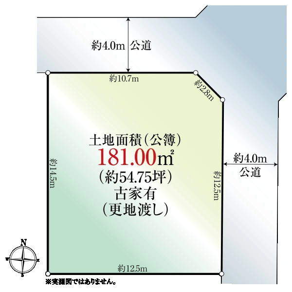 流山市大字東深井 区画図