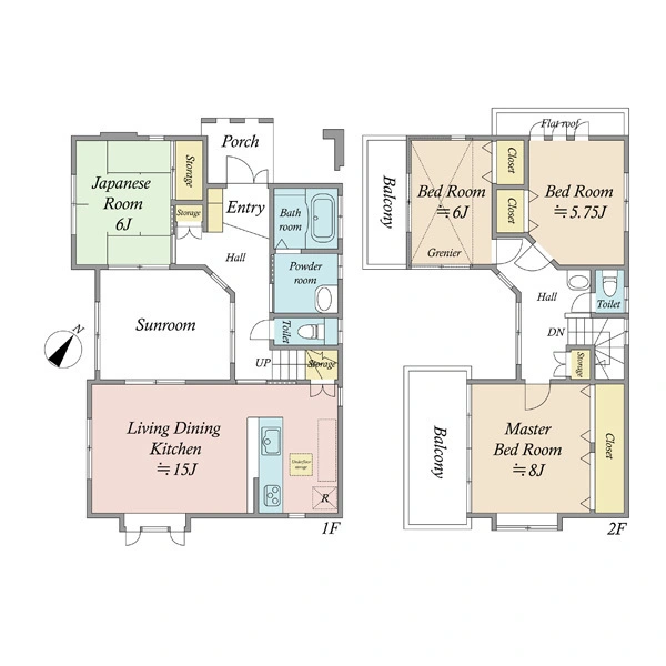 柏市豊四季 間取図