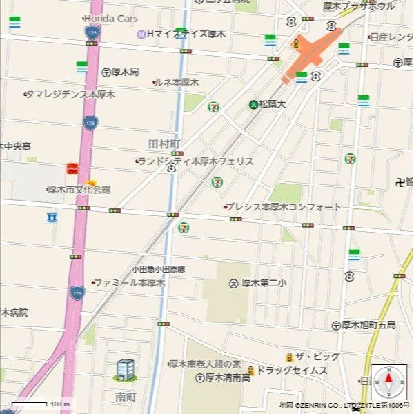 Le Ange参番館 厚木駅から