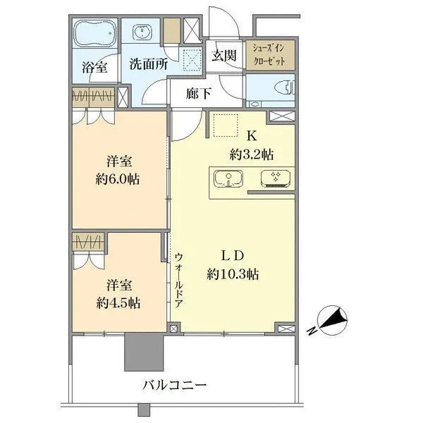 リビオタワー羽沢横浜国大 間取図