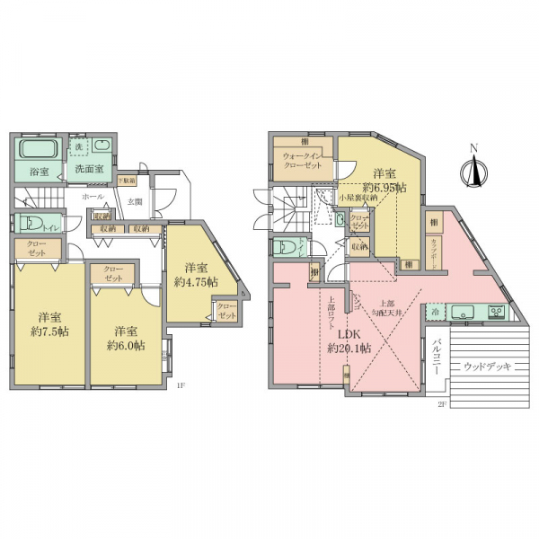 茅ヶ崎市赤松町 間取図
