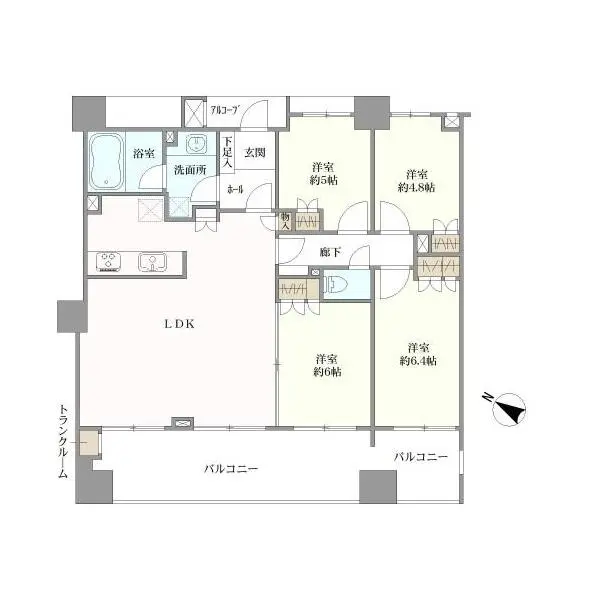 クレッセント川崎センティア 間取図