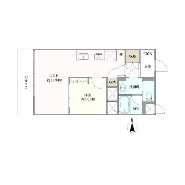 秀和第二神宮レジデンス 間取図