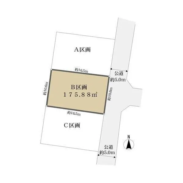 藤沢市片瀬山４丁目 区画図
