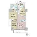 デュオヒルズ千葉中央 間取図
