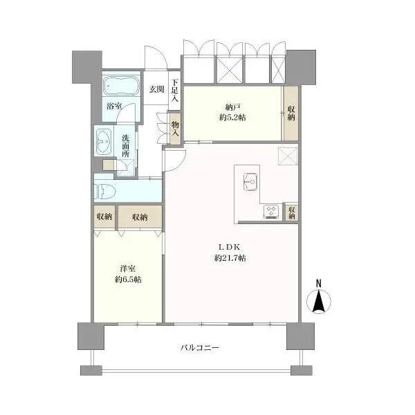 一条タワー金山 間取図