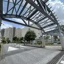 多摩川芙蓉ハイツ1号棟 アプローチ