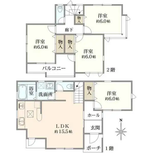 横浜市旭区南本宿町 間取図
