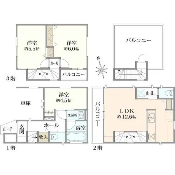 船橋市市場４丁目 間取図