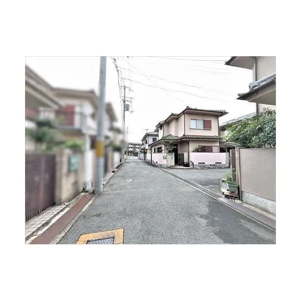 豊中市上野西4丁目 前面道路(2025年10月撮影)
