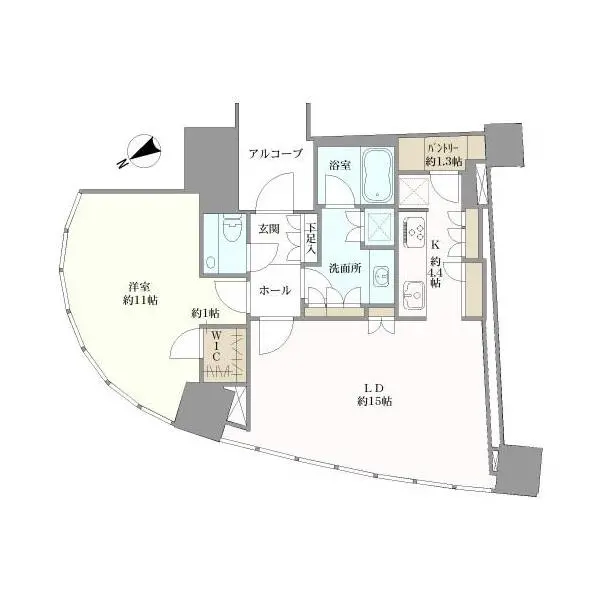パークコート青山ザタワー 間取図