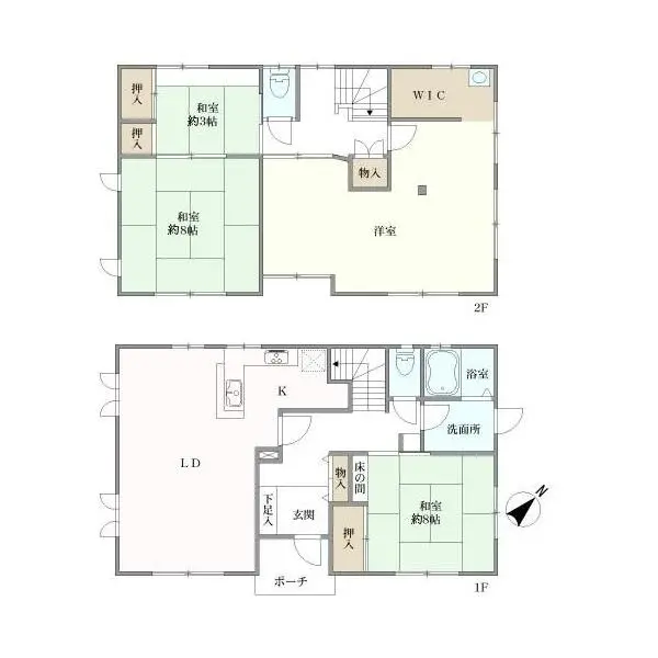 横浜市都筑区加賀原１丁目 間取図