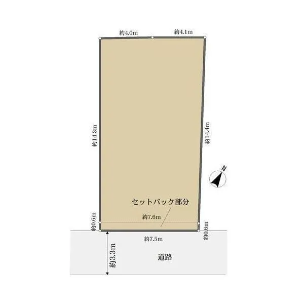 中野区上鷺宮２丁目 区画図