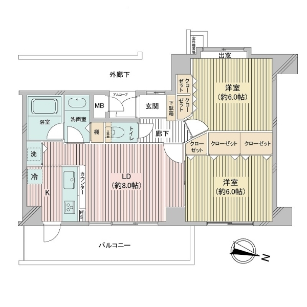 ナイスアーバン志村坂上 間取図